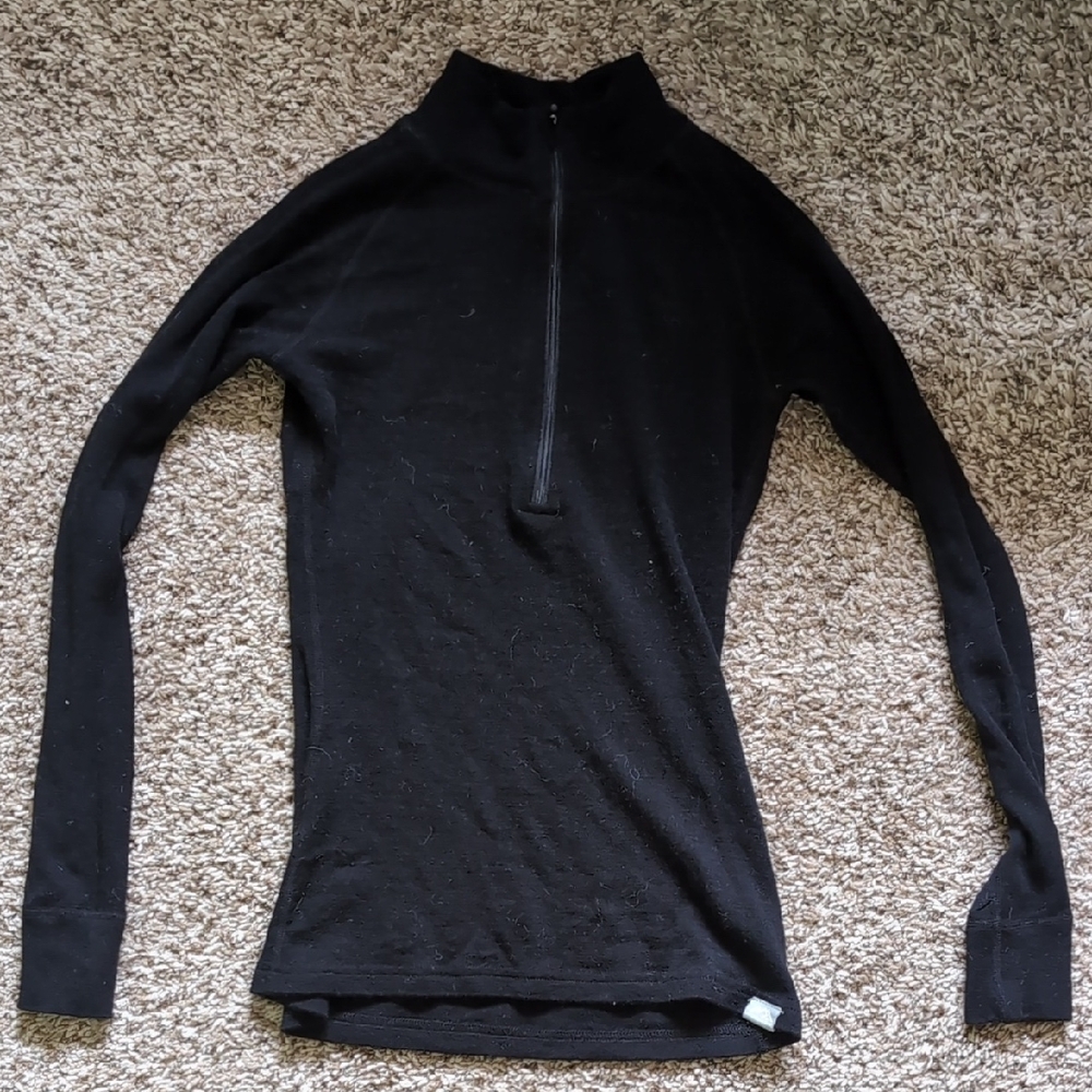 Elegant Black Long Sleeve Women's Top
